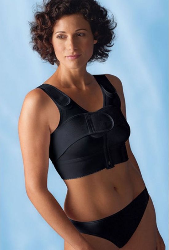 Marbella Kompressions BH + Gürtel schwarz 1095